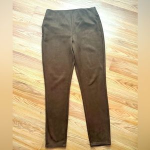 Brown BBJ Pants Size Large Elastic Stretch Comfy